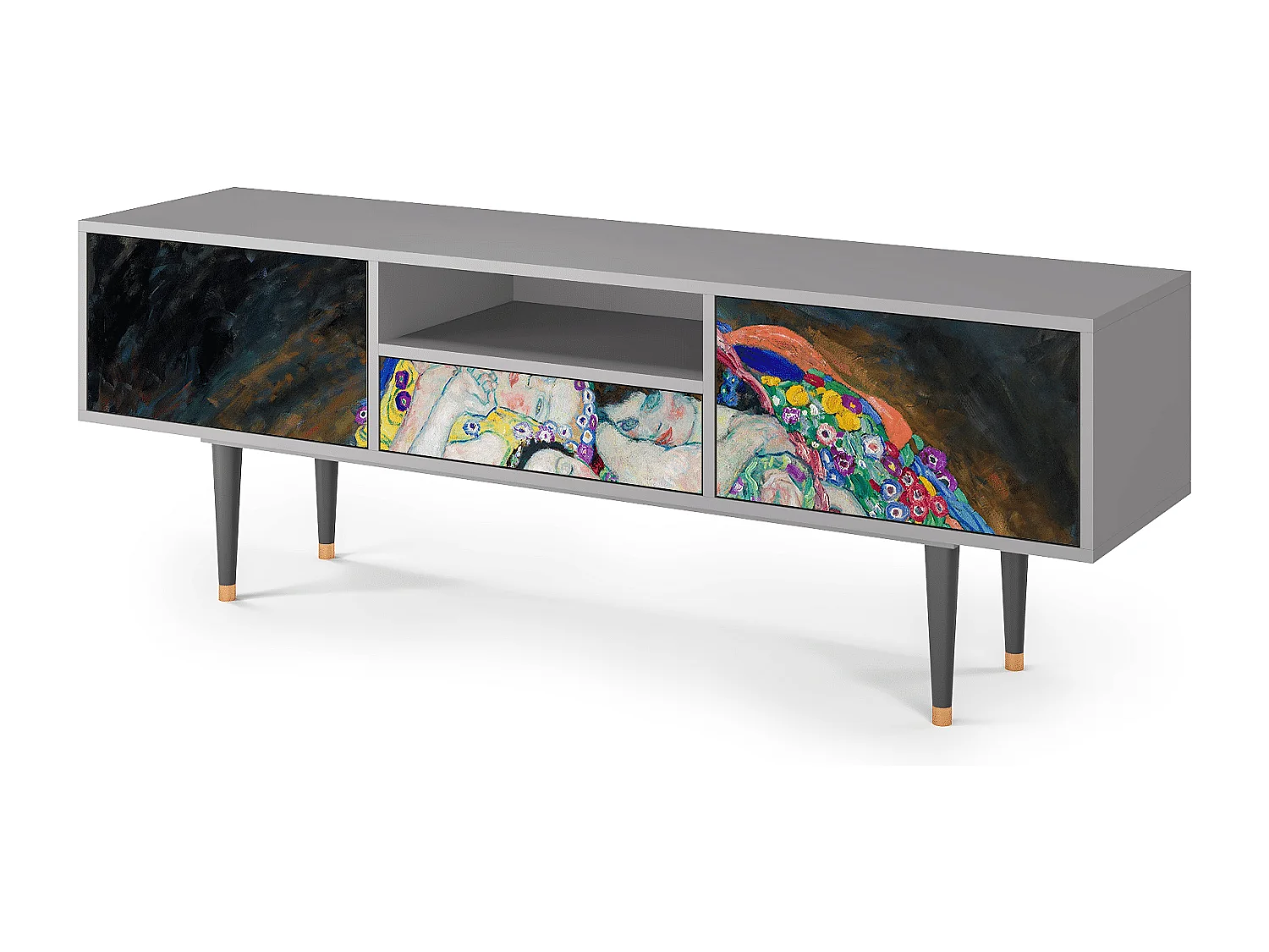Meuble TV - 170х59х41 cm - T6 - The Maiden by Klimt, Gris