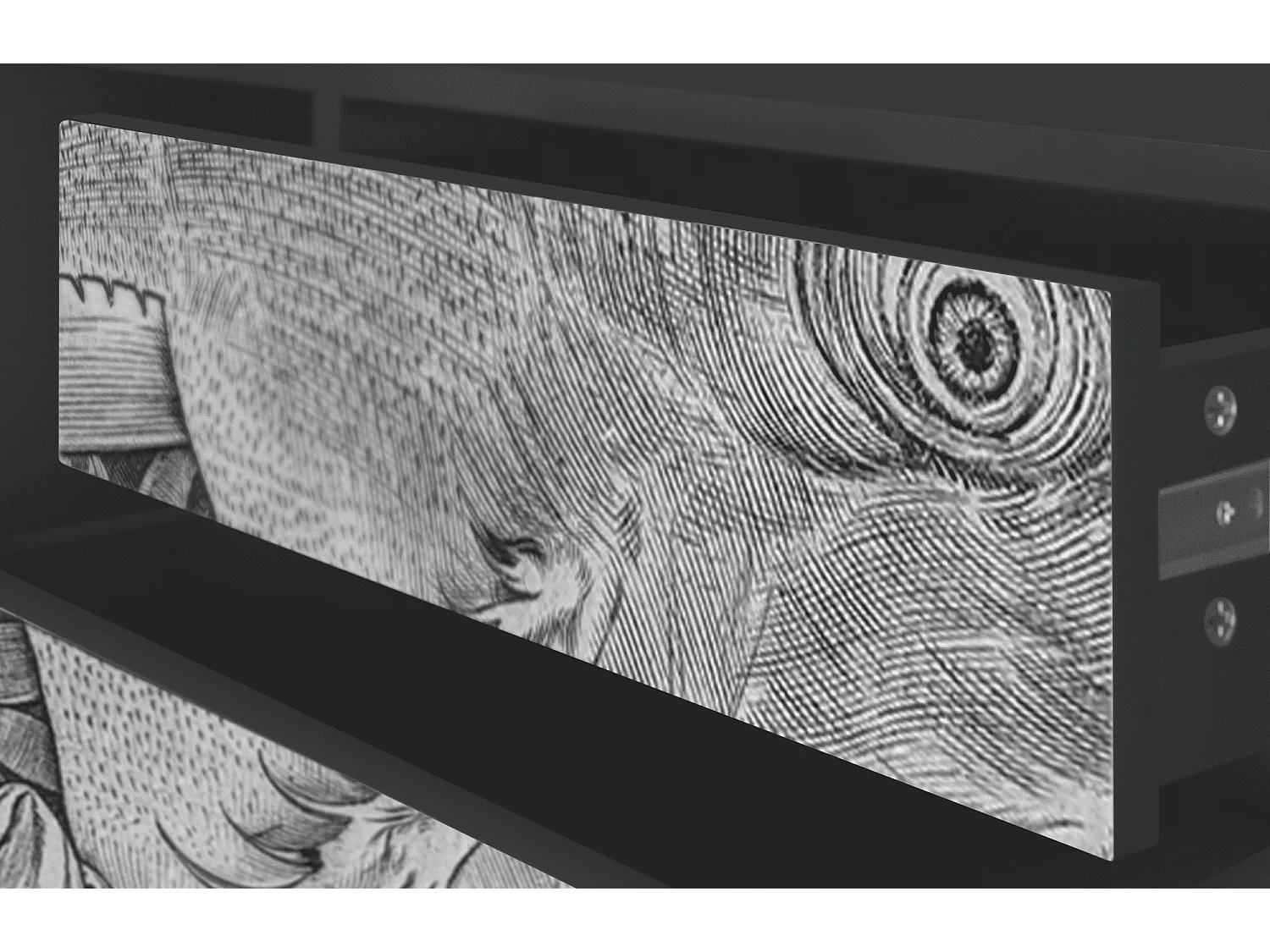 Meuble TV - 170х59х48 cm - T4 - Big Fish Eat Little, Anthracite