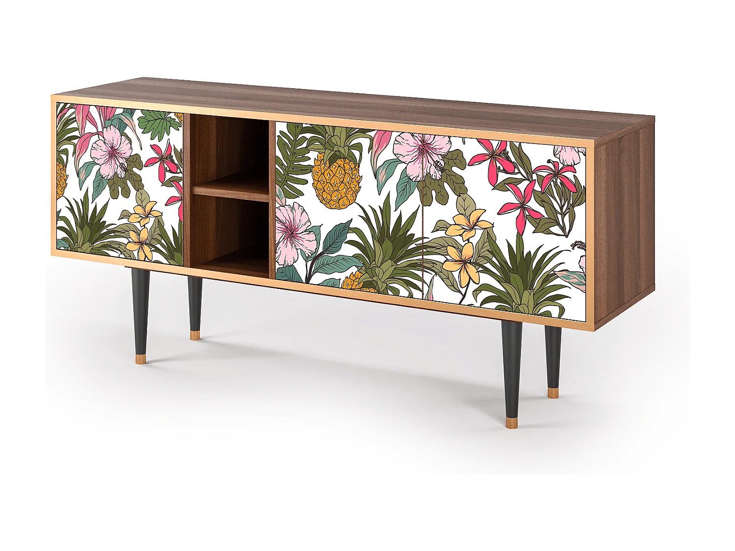 TV-Möbel - 150х69х41 cm - T5 - Estival Fruit, Walnuss