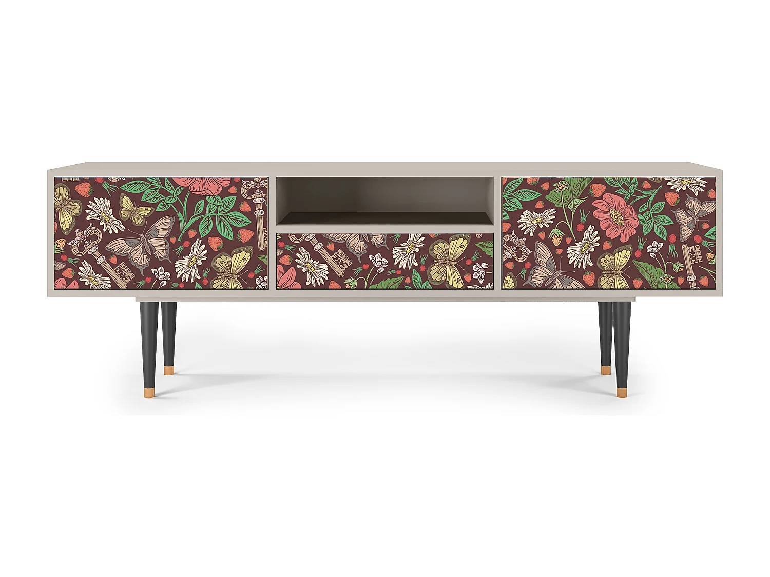 Mueble de TV - 170х59х41 cm - T6 - Alice in Wonderland, Areia