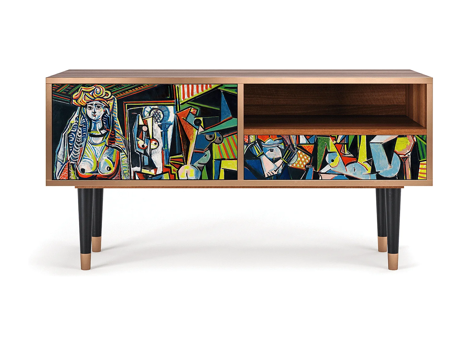 Mobile TV - 115х59х48 cm - T3 - Women of Algiers, Noce