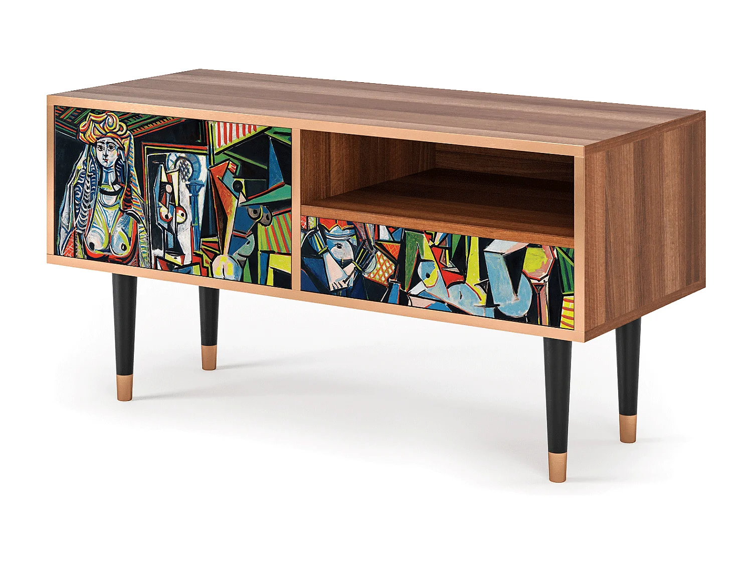 Mobile TV - 115х59х48 cm - T3 - Women of Algiers, Noce