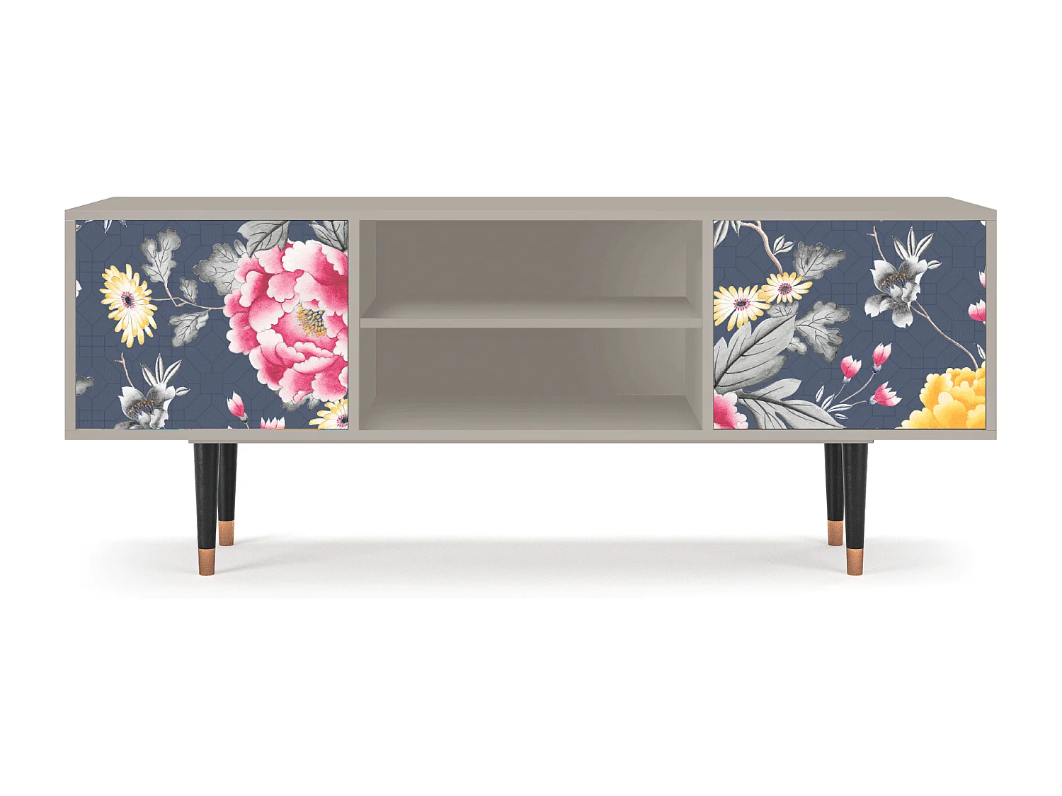 TV-meubel - 170х69х48 cm - T2 - Dark Flower Bed, Zand