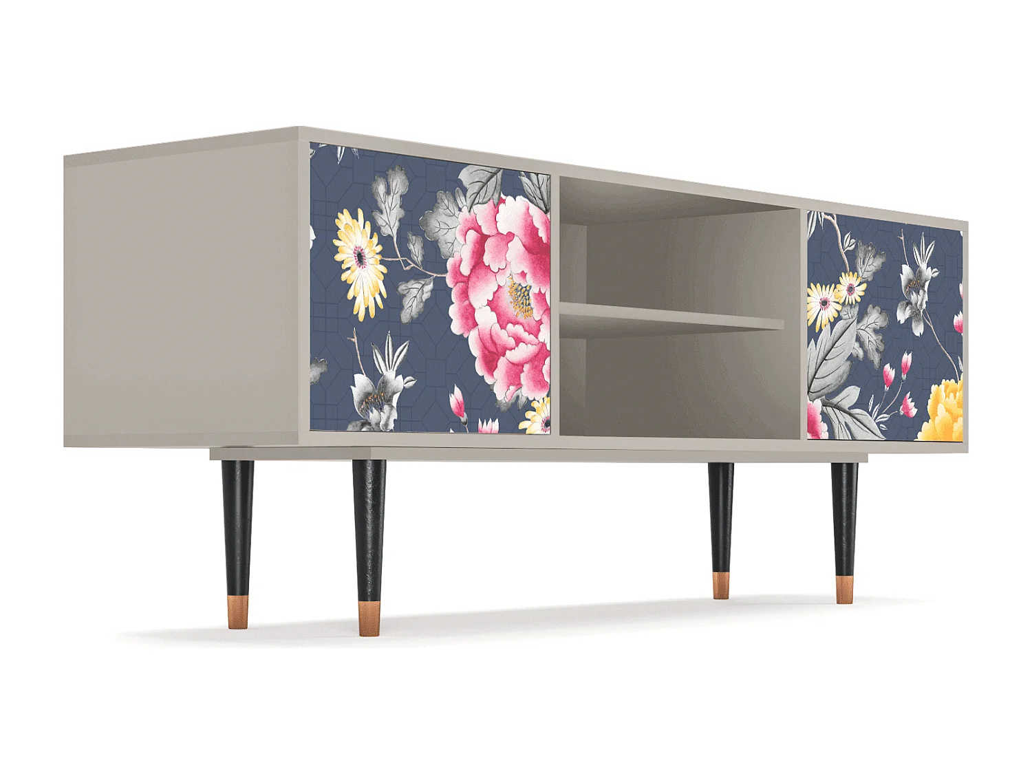 TV-meubel - 170х69х48 cm - T2 - Dark Flower Bed, Zand