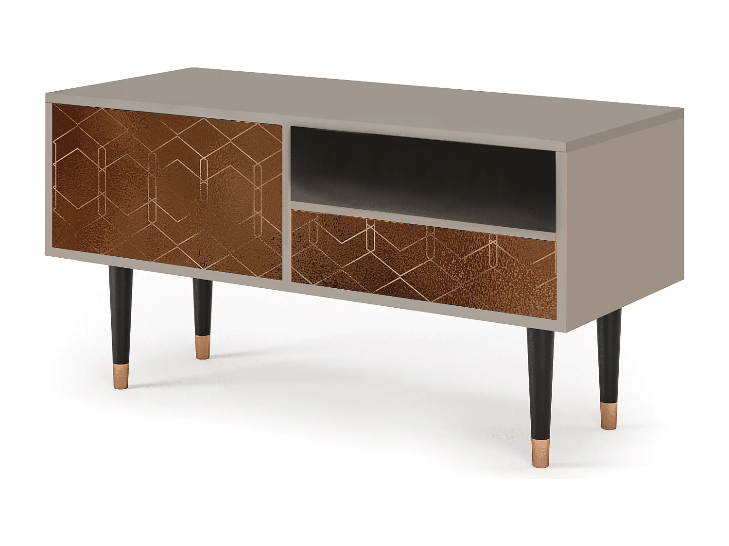 Mobile TV - 115х59х48 cm - T3 - Chocolate Bar, Sabbia