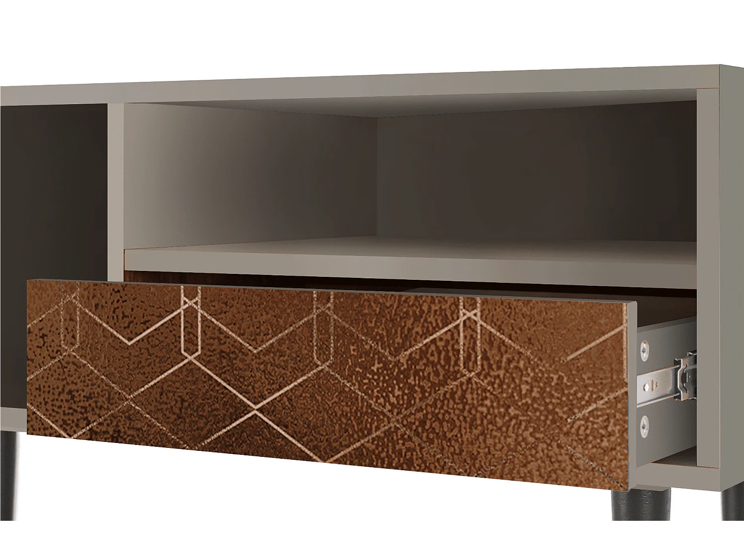 Mobile TV - 115х59х48 cm - T3 - Chocolate Bar, Sabbia