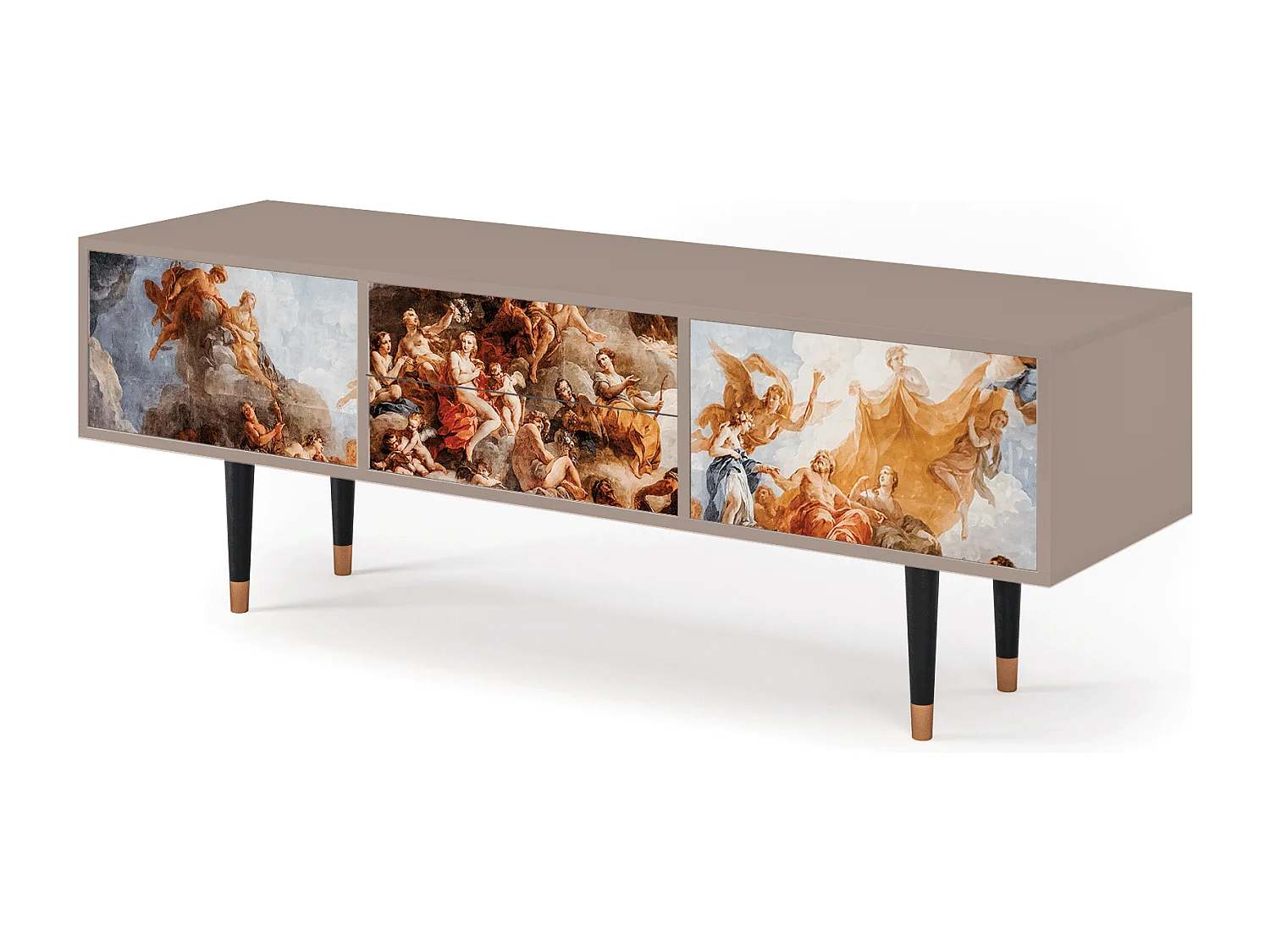 Mueble de TV - 170х59х48 cm - T4 - Versailles, Latte