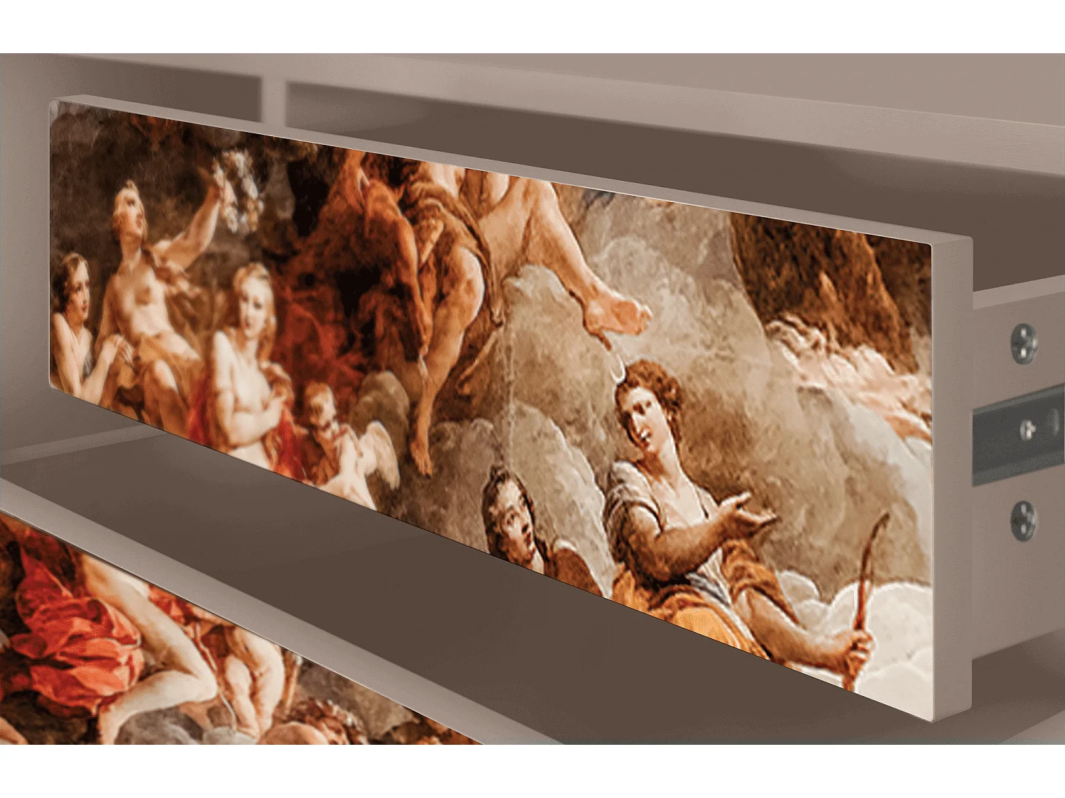 Mueble de TV - 170х59х48 cm - T4 - Versailles, Latte