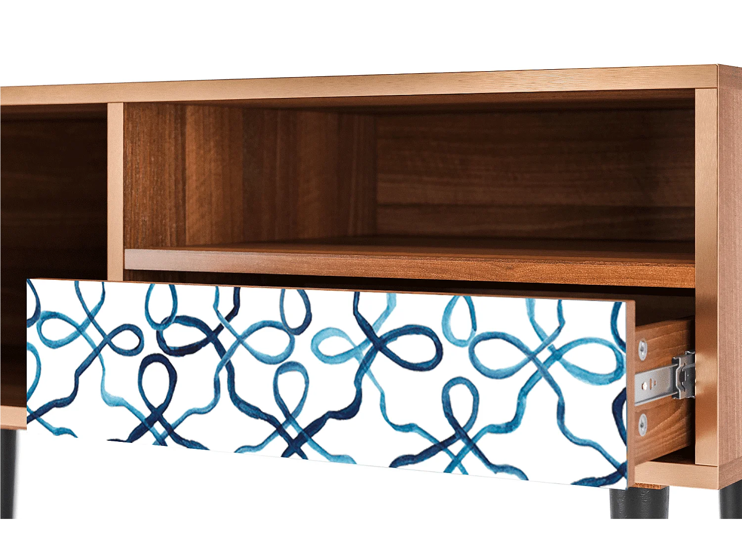 TV-meubel - 115х59х48 cm - T3 - Marine Strings, Walnoot