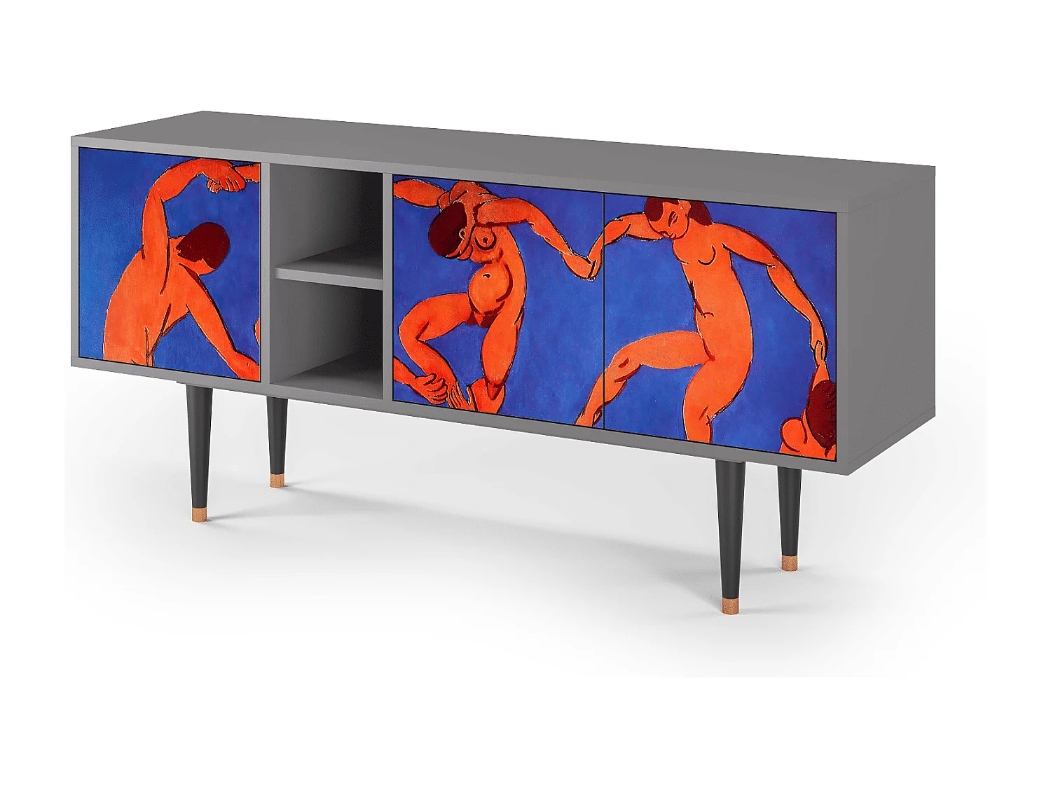Mobile TV - 150х69х41 cm - T5 - The Dance by Matisse , Grigio