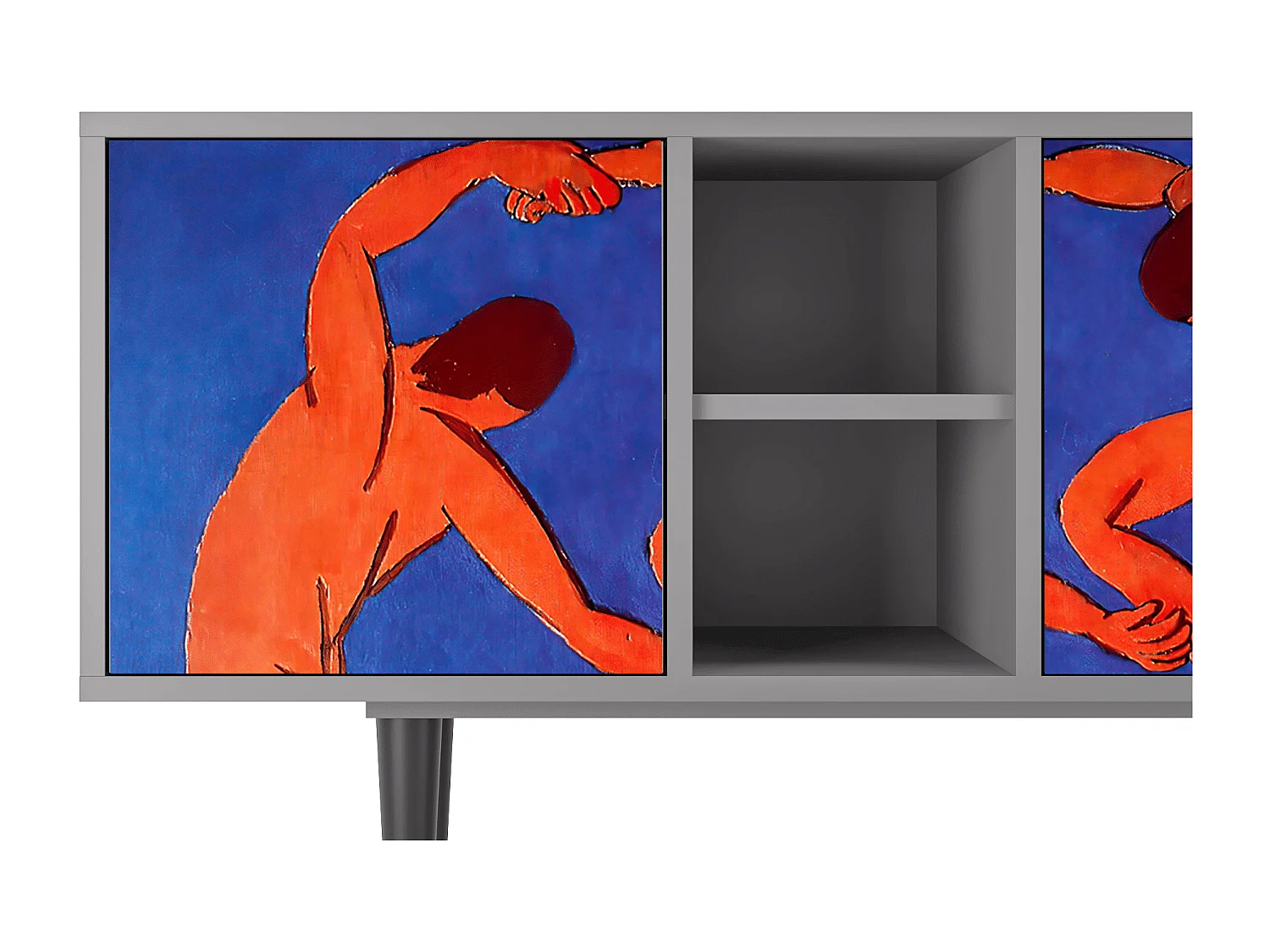 Mobile TV - 150х69х41 cm - T5 - The Dance by Matisse , Grigio