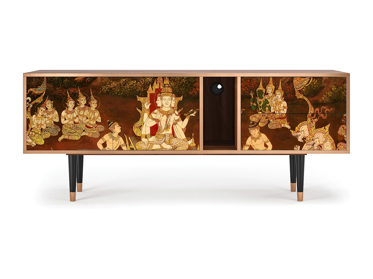 TV-meubel - 170х69х48 cm - T1 - Malyavan, Walnoot