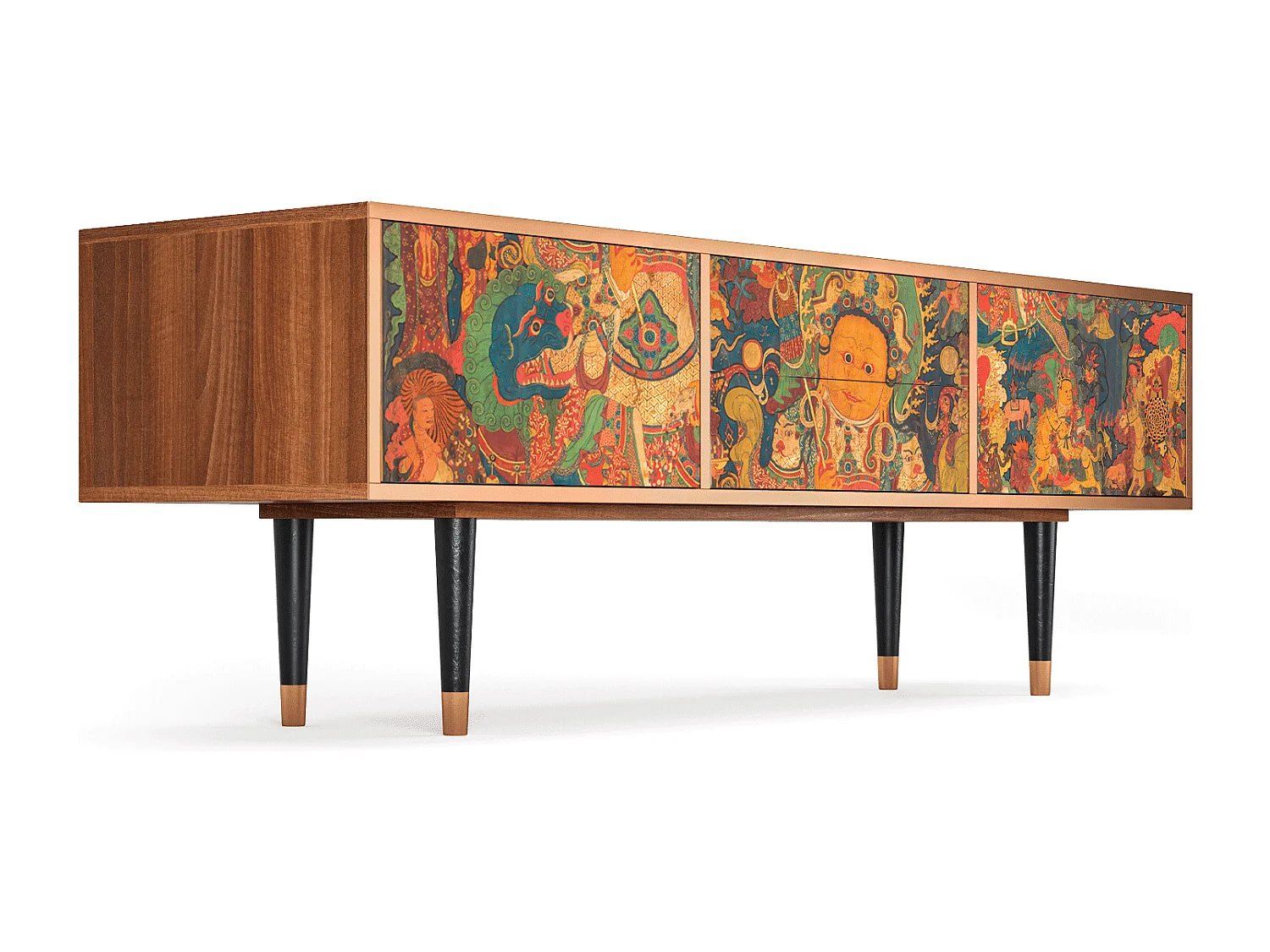 Meuble TV - 170х59х48 cm - T4 - God by Vaisravana , Noyer