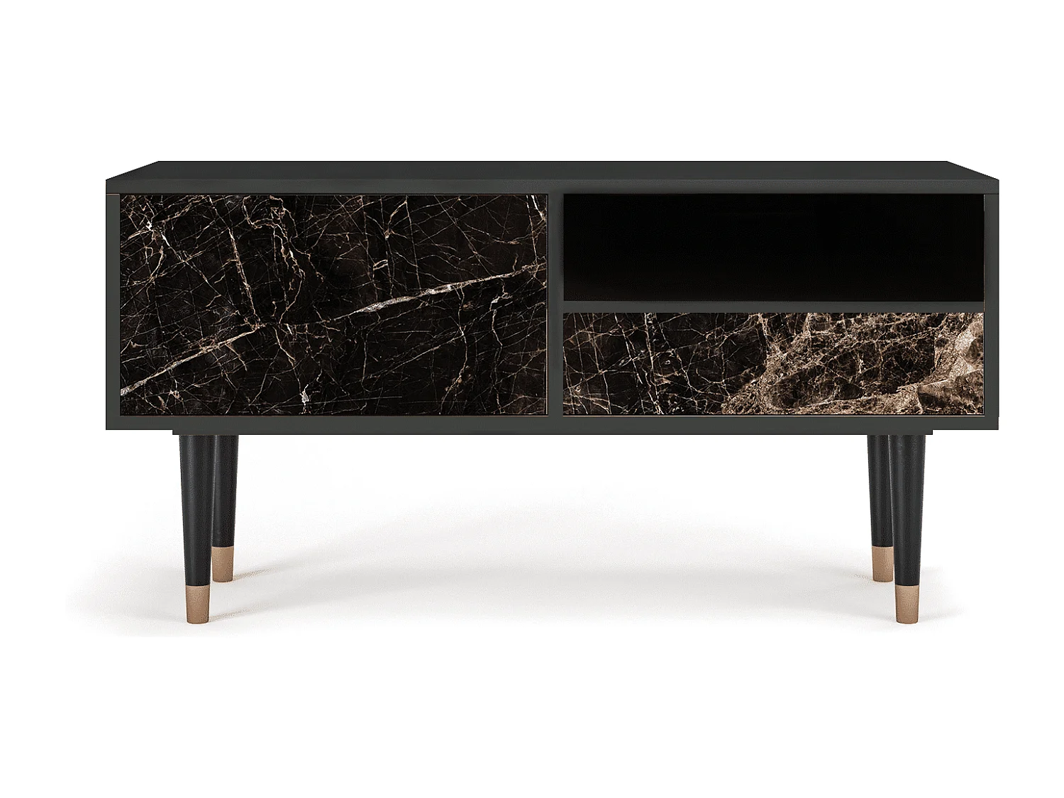 Meuble TV - 115х59х48 cm - T3 - Night Abyss, Anthracite