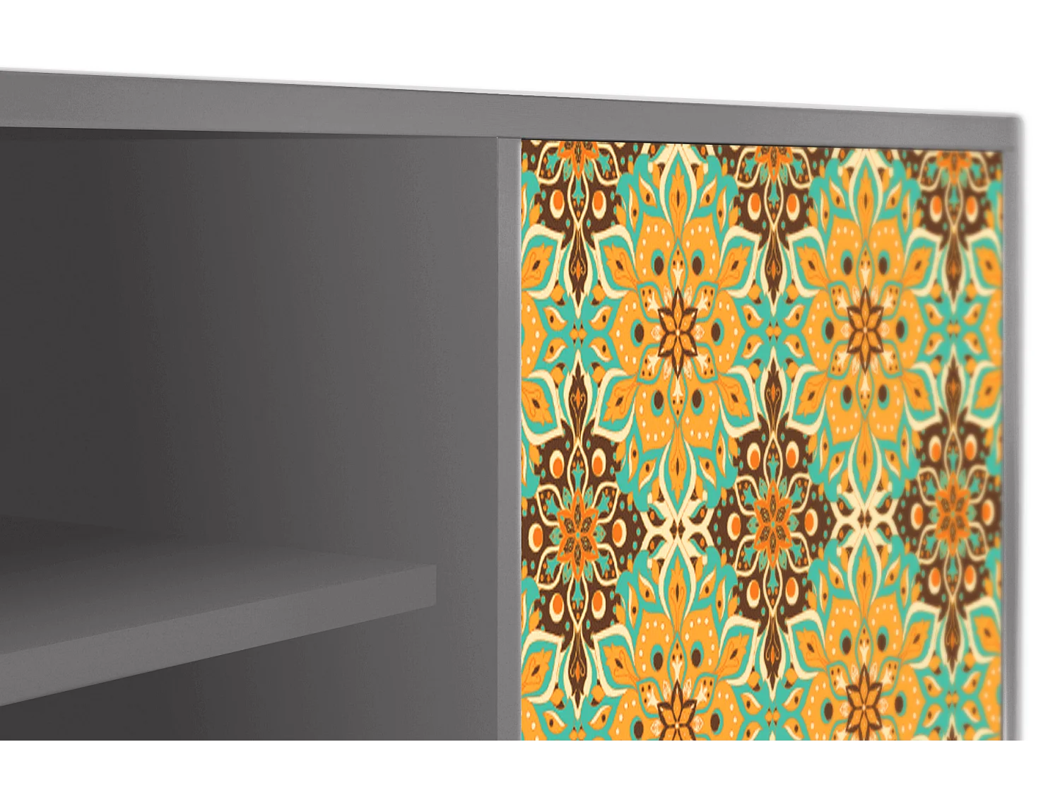 Mobile TV - 170х69х48 cm - T2 - Indian Spices, Grigio