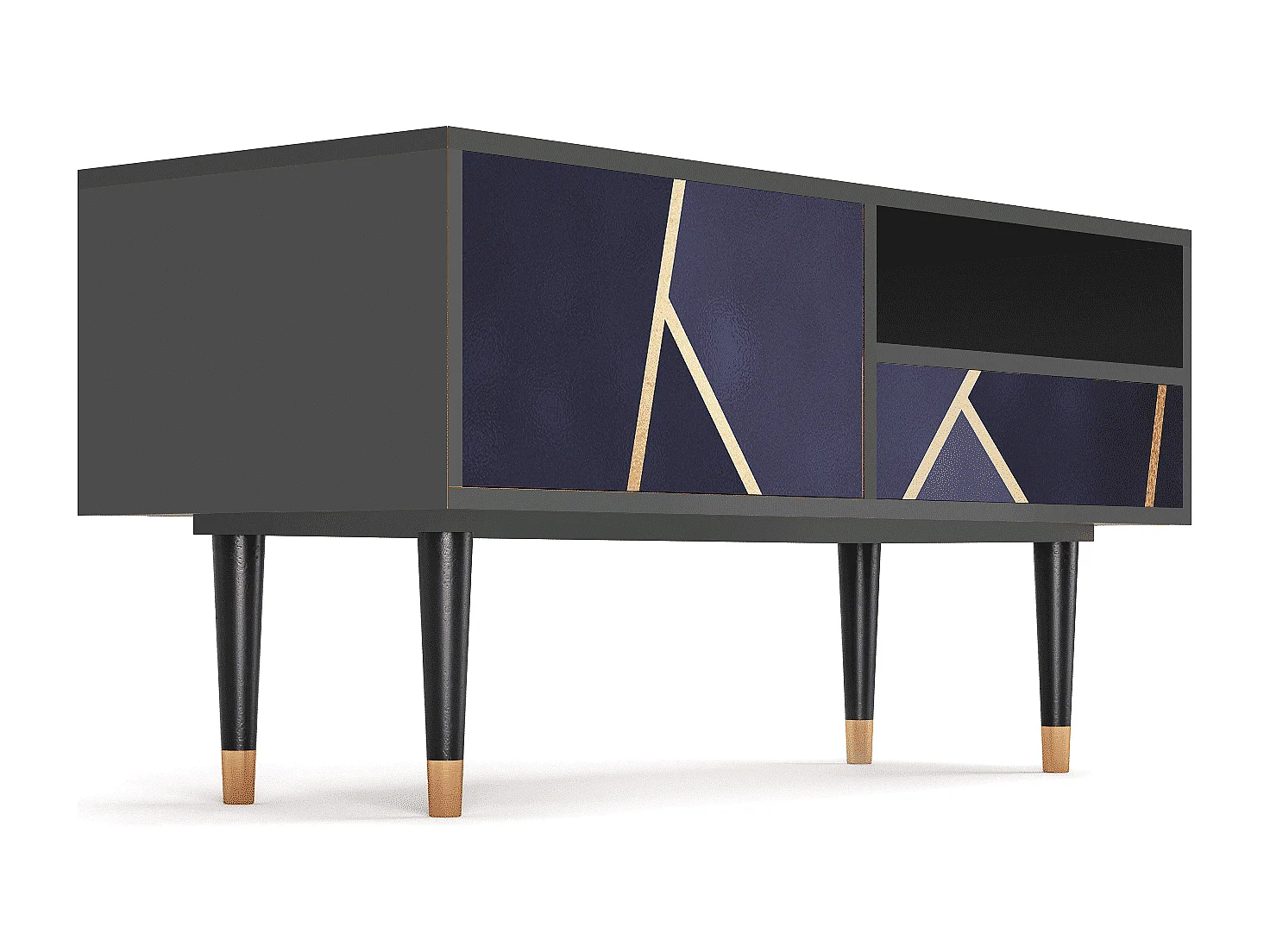 TV-Möbel - 115х59х48 cm - T3 - The Amethyst, Anthrazit