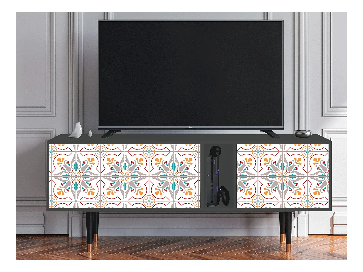 Meuble TV - 170х69х48 cm - T1 - Spring Ceramics, Anthracite
