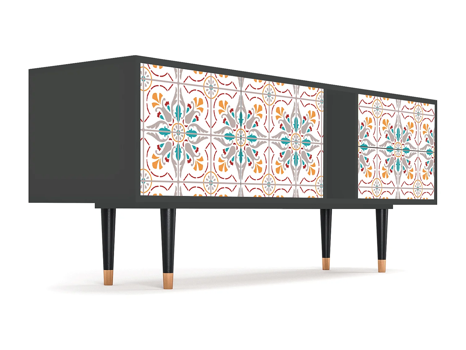 Meuble TV - 170х69х48 cm - T1 - Spring Ceramics, Anthracite