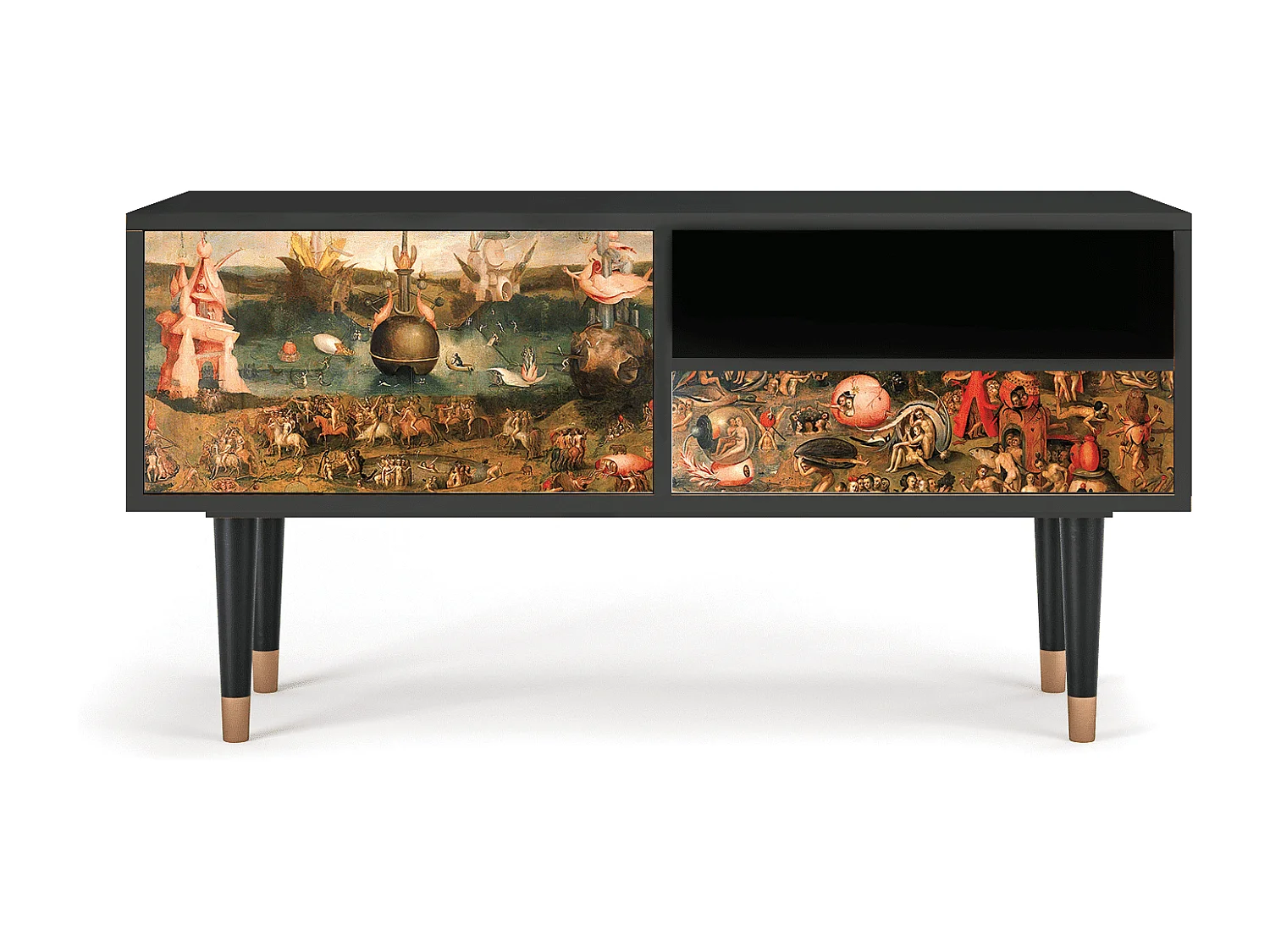 TV-Möbel - 115х59х48 cm - T3 - Garden of Delights , Anthrazit