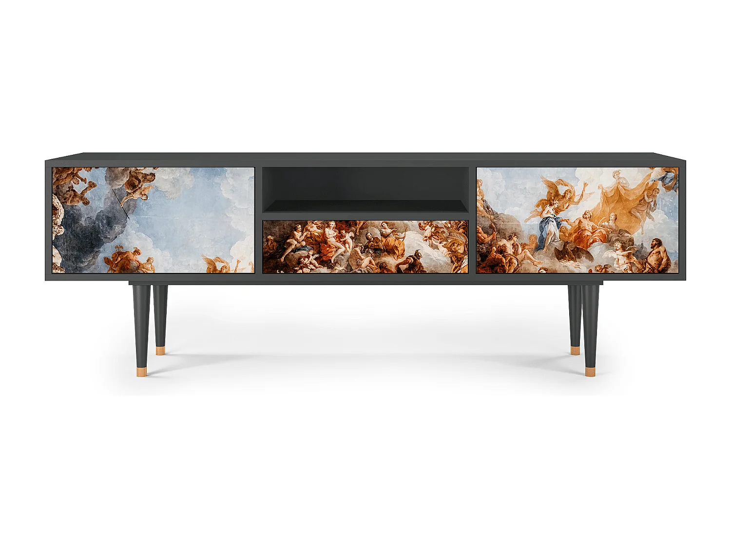 TV-meubel - 170х59х41 cm - T6 - Versailles, Antraciet