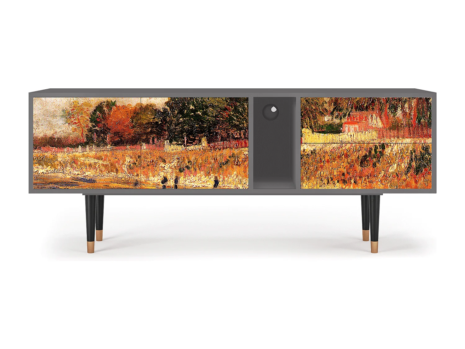 TV-meubel - 170х69х48 cm - T1 - The Banks, Grijs