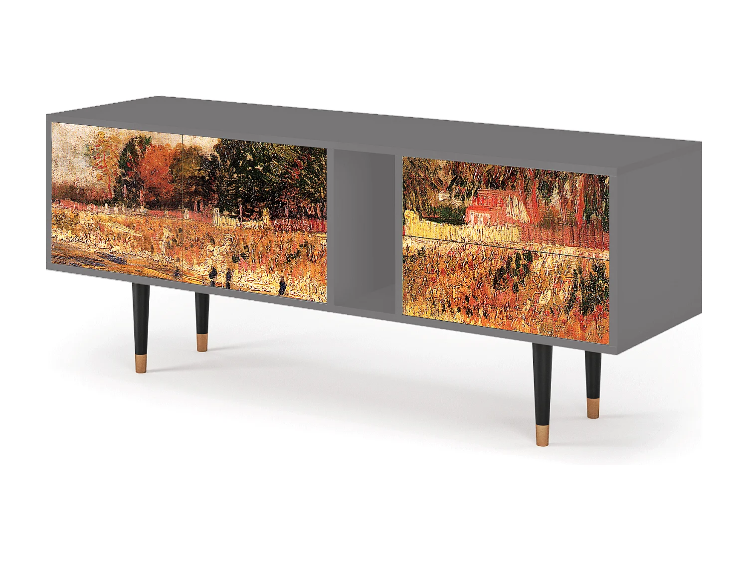 TV-meubel - 170х69х48 cm - T1 - The Banks, Grijs