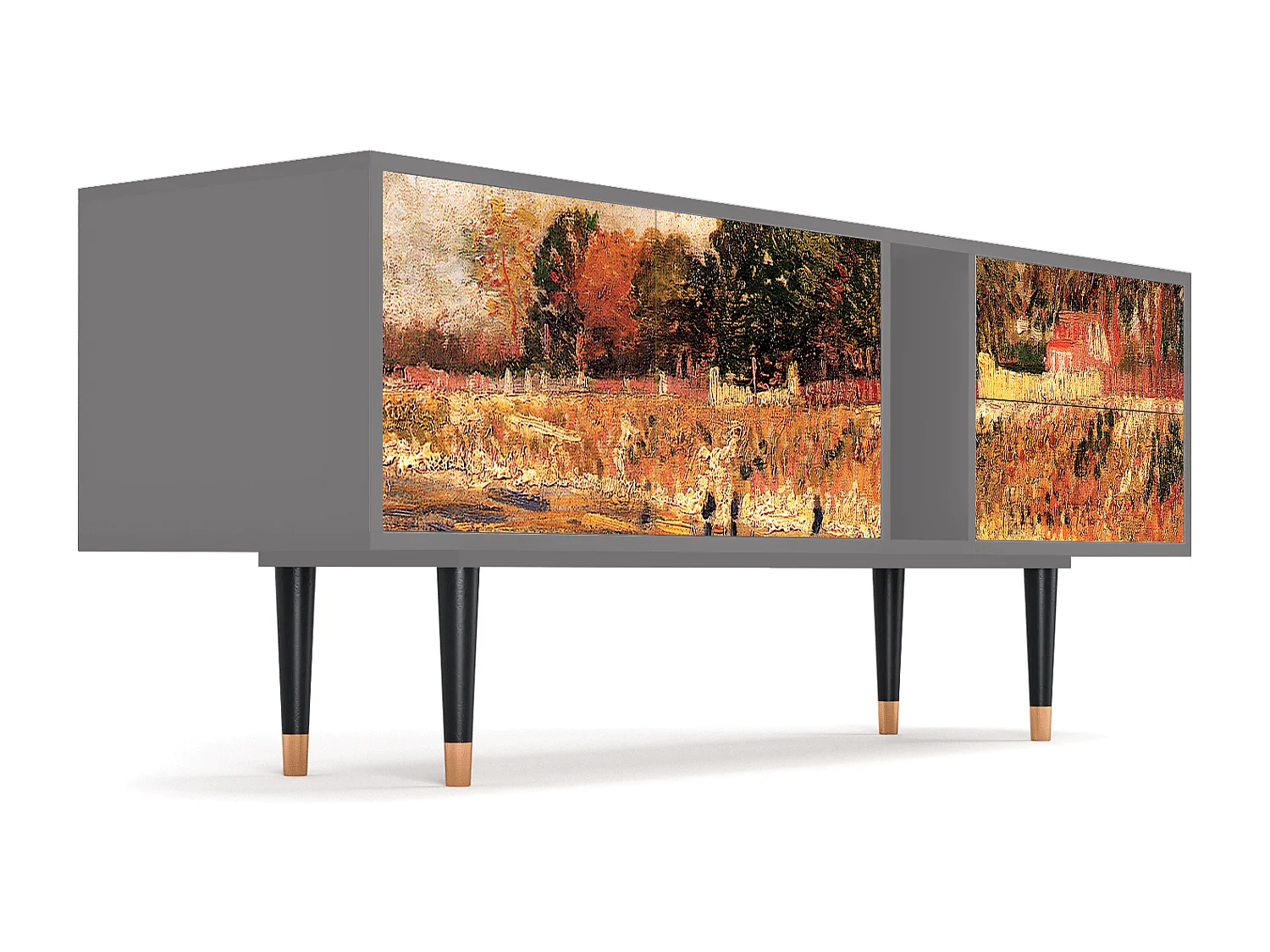 TV-meubel - 170х69х48 cm - T1 - The Banks, Grijs