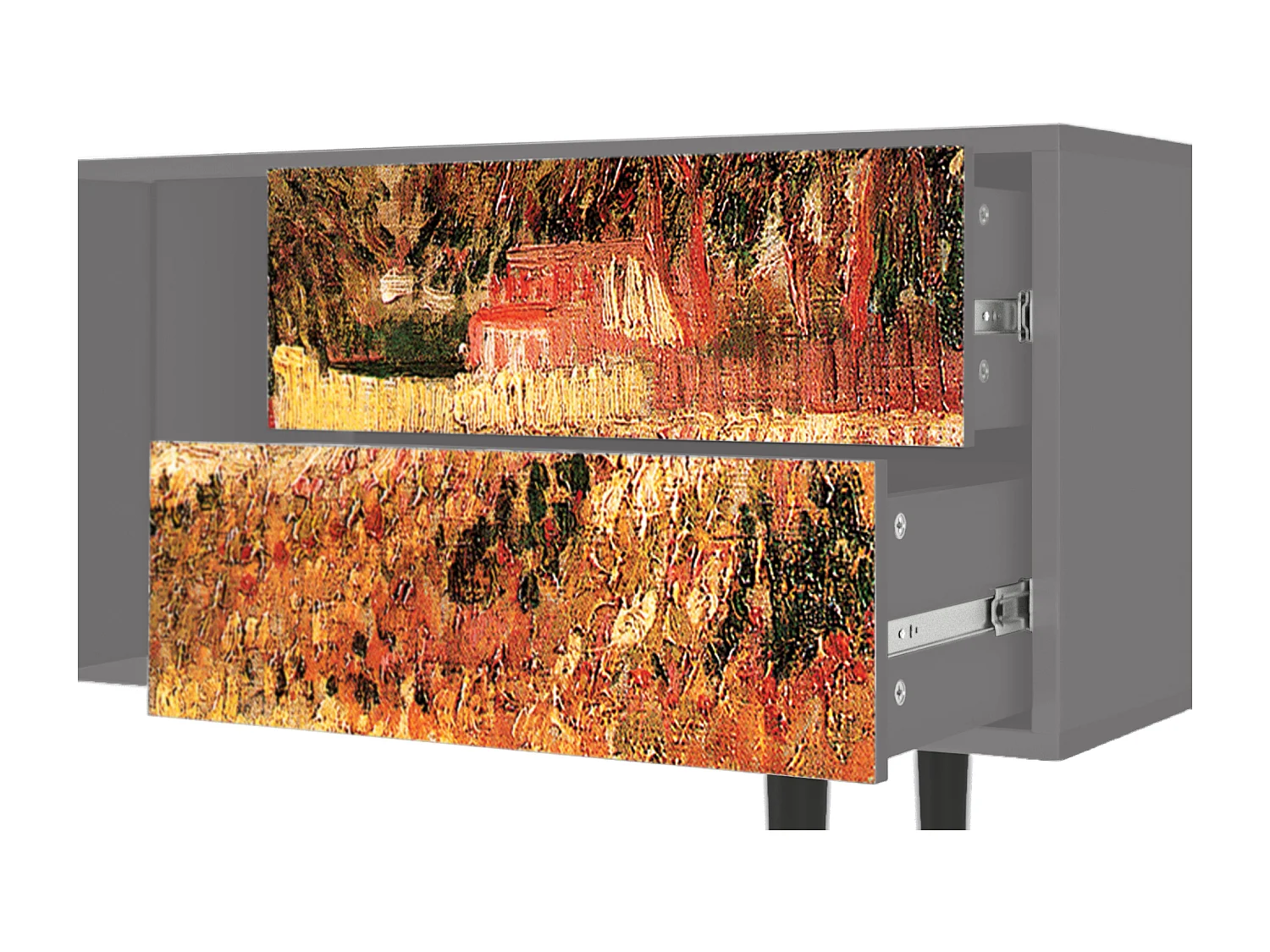 TV-meubel - 170х69х48 cm - T1 - The Banks, Grijs