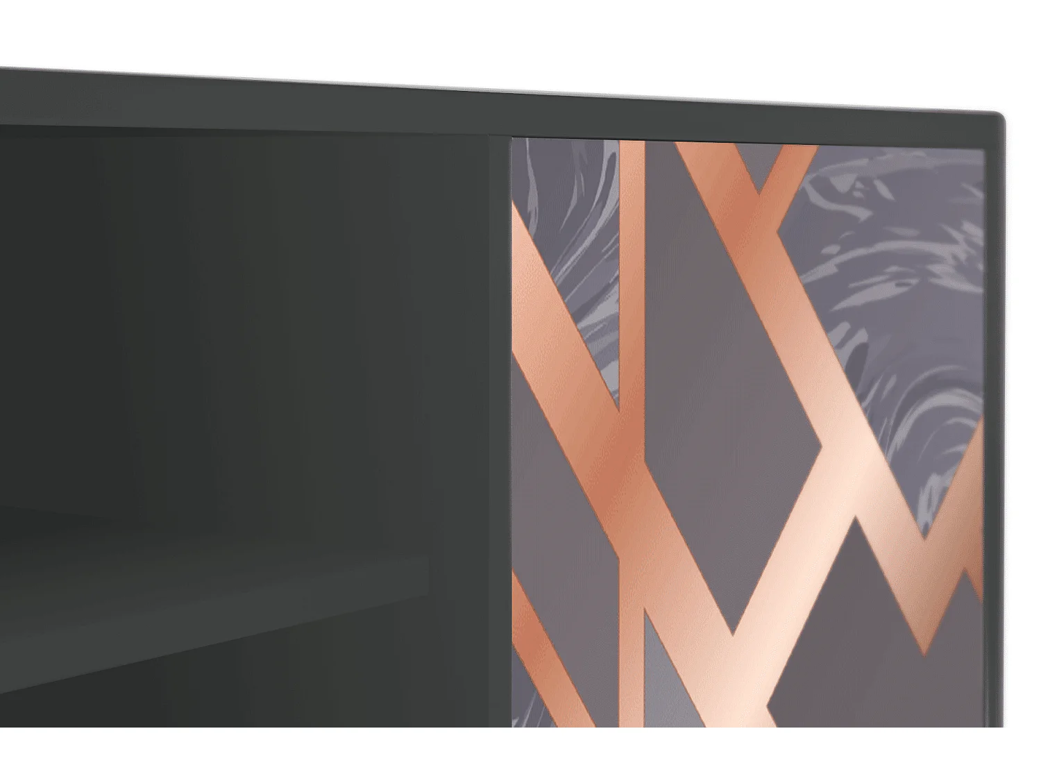 Meuble TV - 170х69х48 cm - T2 - Taupe Anatomy, Anthracite