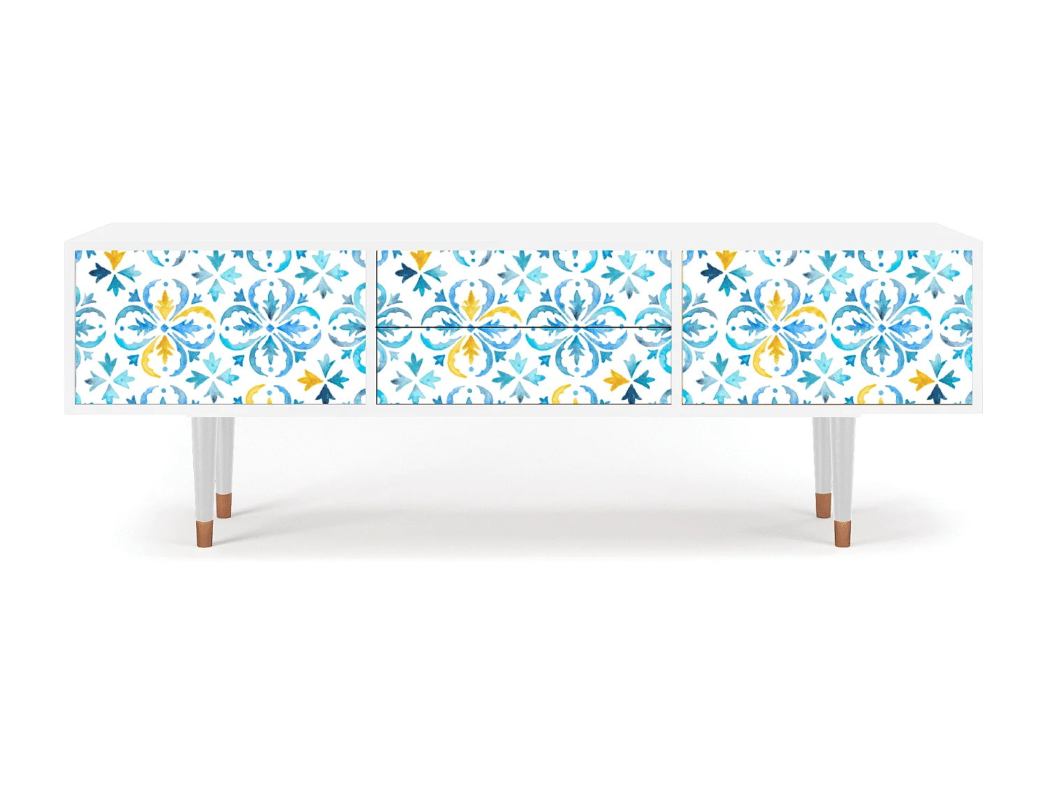 TV-meubel - 170х59х48 cm - T4 - Lisbon Flover, Wit