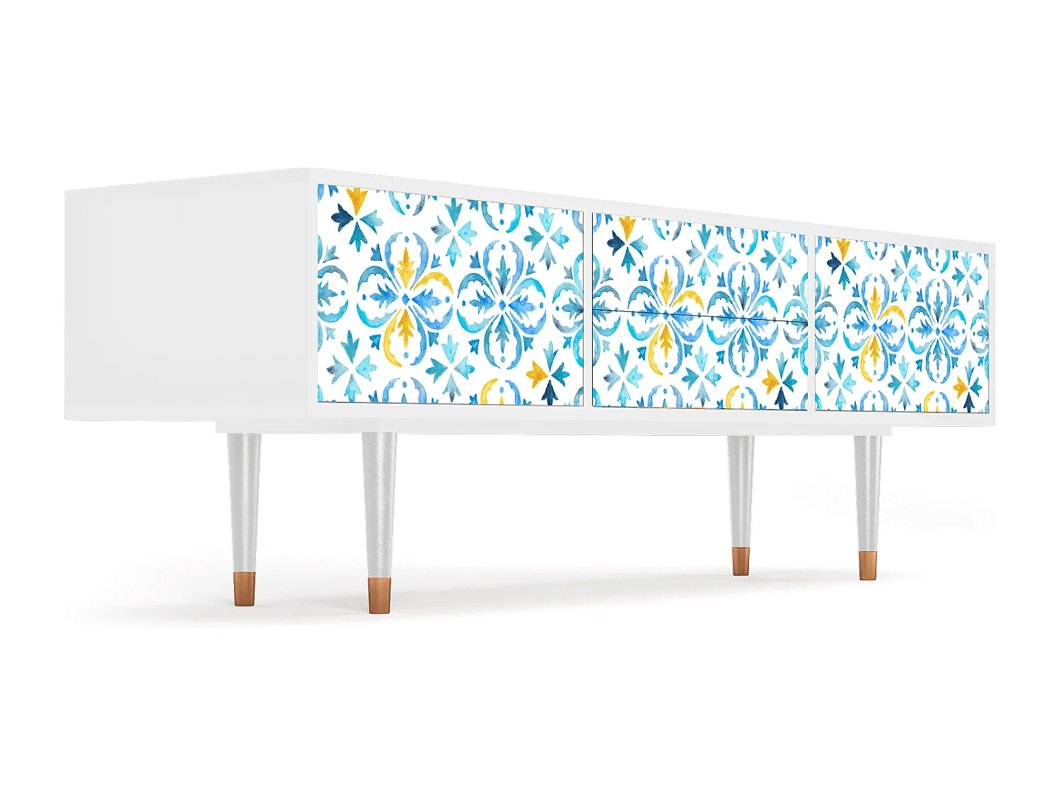 TV-meubel - 170х59х48 cm - T4 - Lisbon Flover, Wit