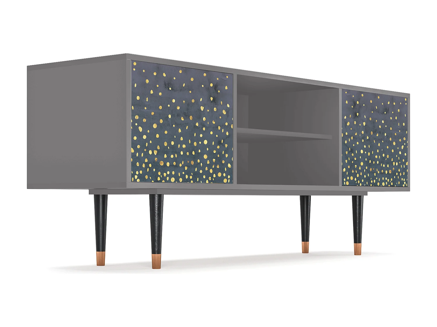 TV-meubel - 170х69х48 cm - T2 - Foggy Lights, Grijs