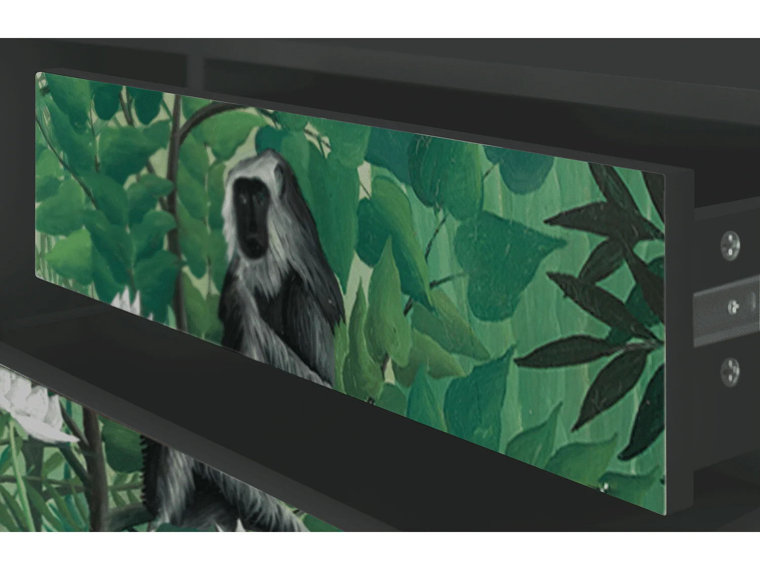 TV-Möbel - 170х59х48 cm - T4 - Jungles in Paris, Anthrazit