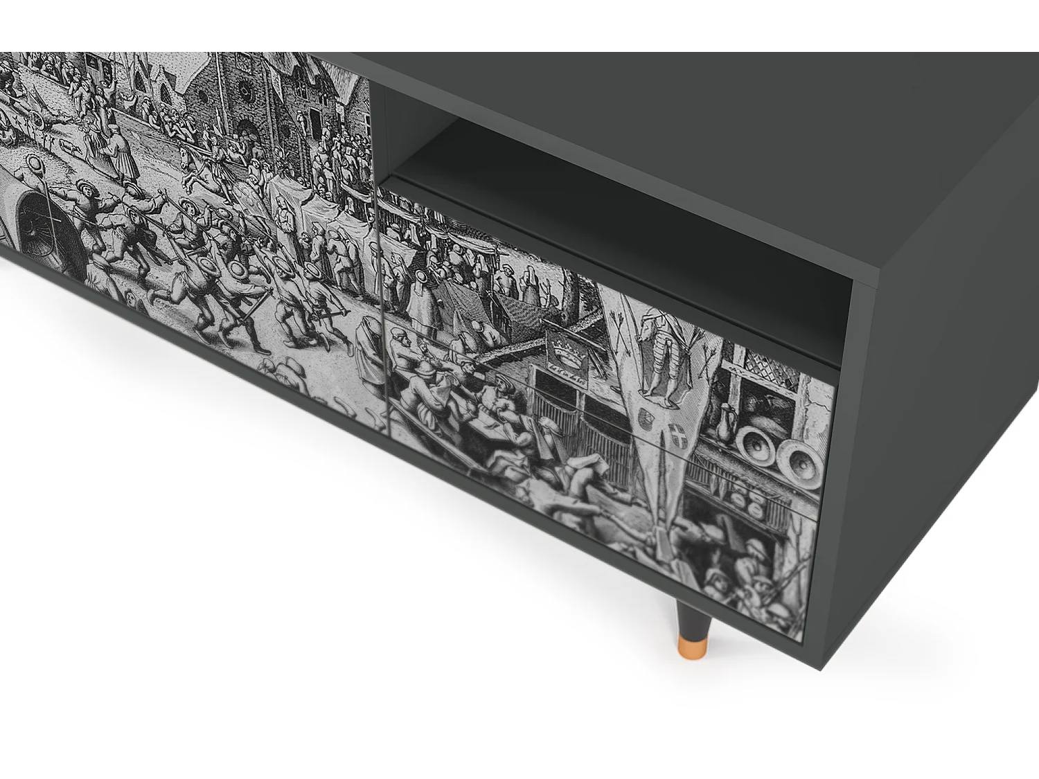 TV-Möbel - 125х56х41 cm - T7 - The Festival of Saint, Anthrazit