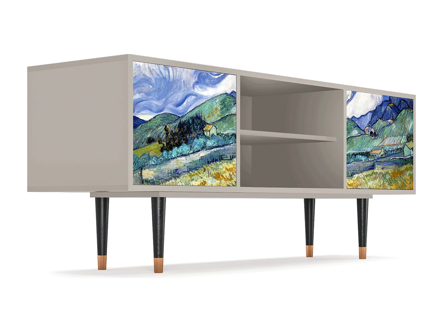 TV-meubel - 170х69х48 cm - T2 - Landscape, Zand