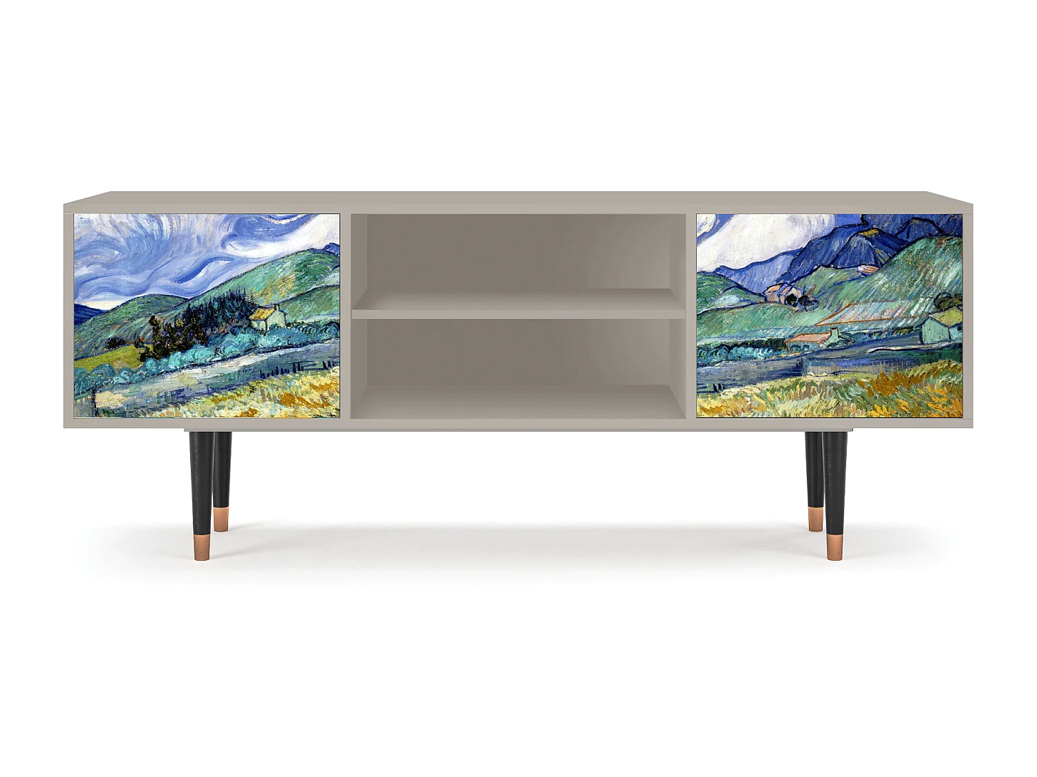 Mobile TV - 170х69х48 cm - T2 - Landscape, Sabbia
