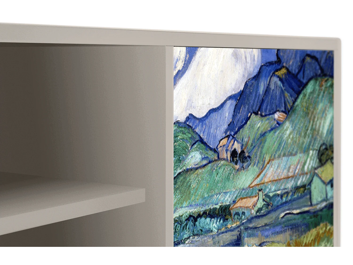 Mobile TV - 170х69х48 cm - T2 - Landscape, Sabbia