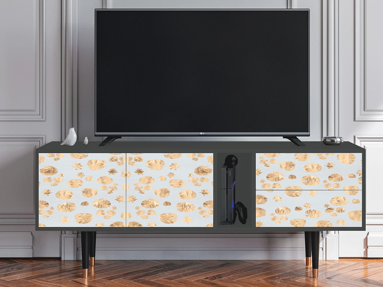 TV-Möbel - 170х69х48 cm - T1 - Blue Giraffe, Anthrazit