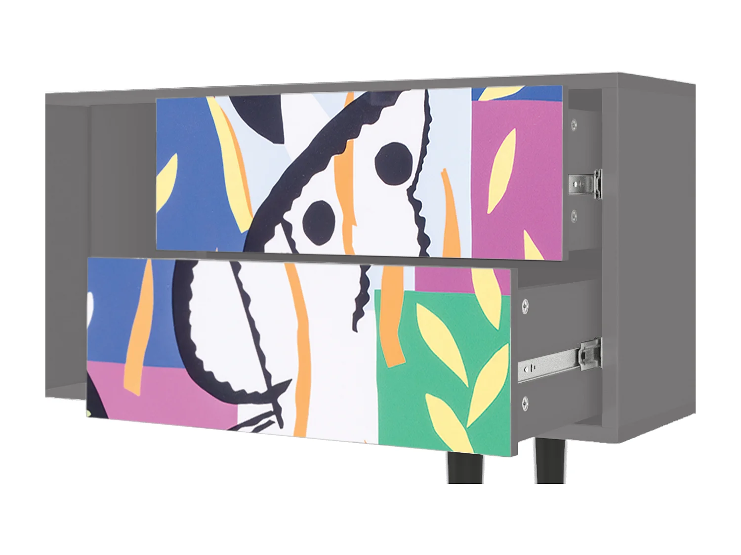 Mobile TV - 170х69х48 cm - T1 - La Tristesse du Roi, Grigio