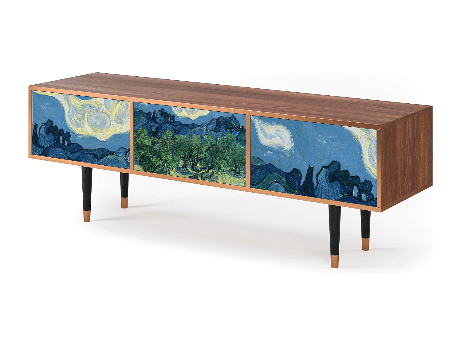 Meuble TV - 170х59х48 cm - T4 - The Oil Trees, Noyer