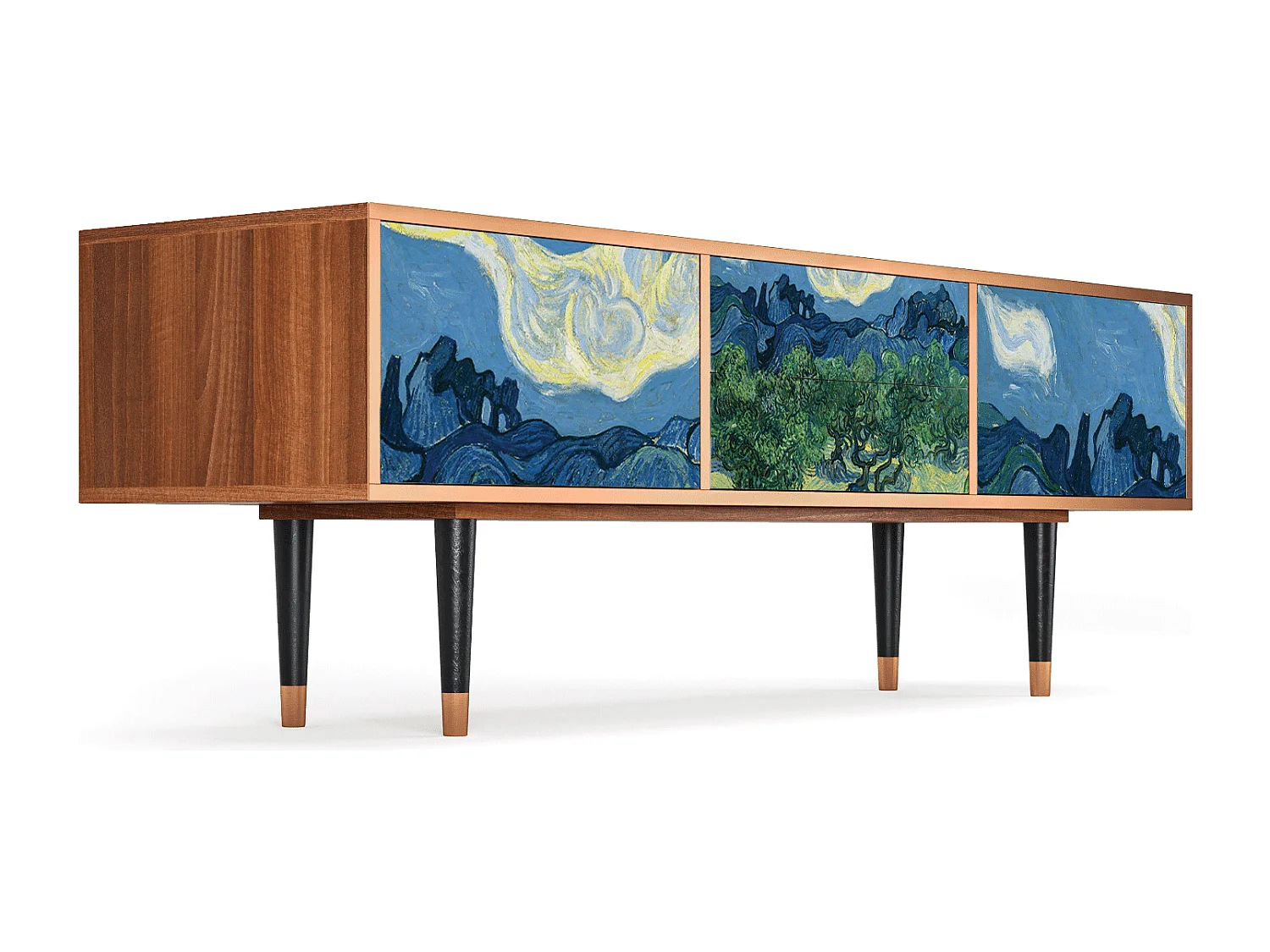 Meuble TV - 170х59х48 cm - T4 - The Oil Trees, Noyer