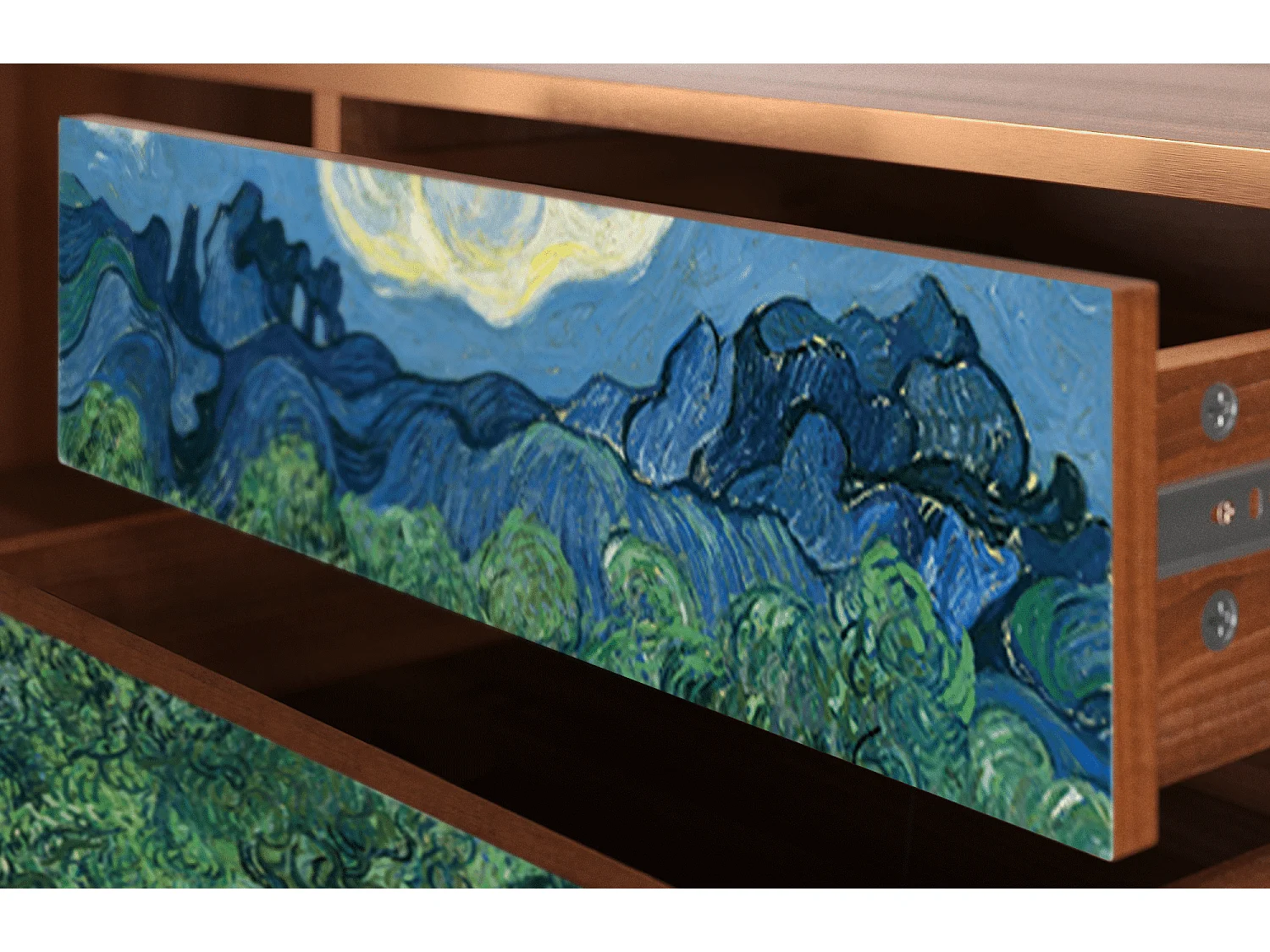 Meuble TV - 170х59х48 cm - T4 - The Oil Trees, Noyer