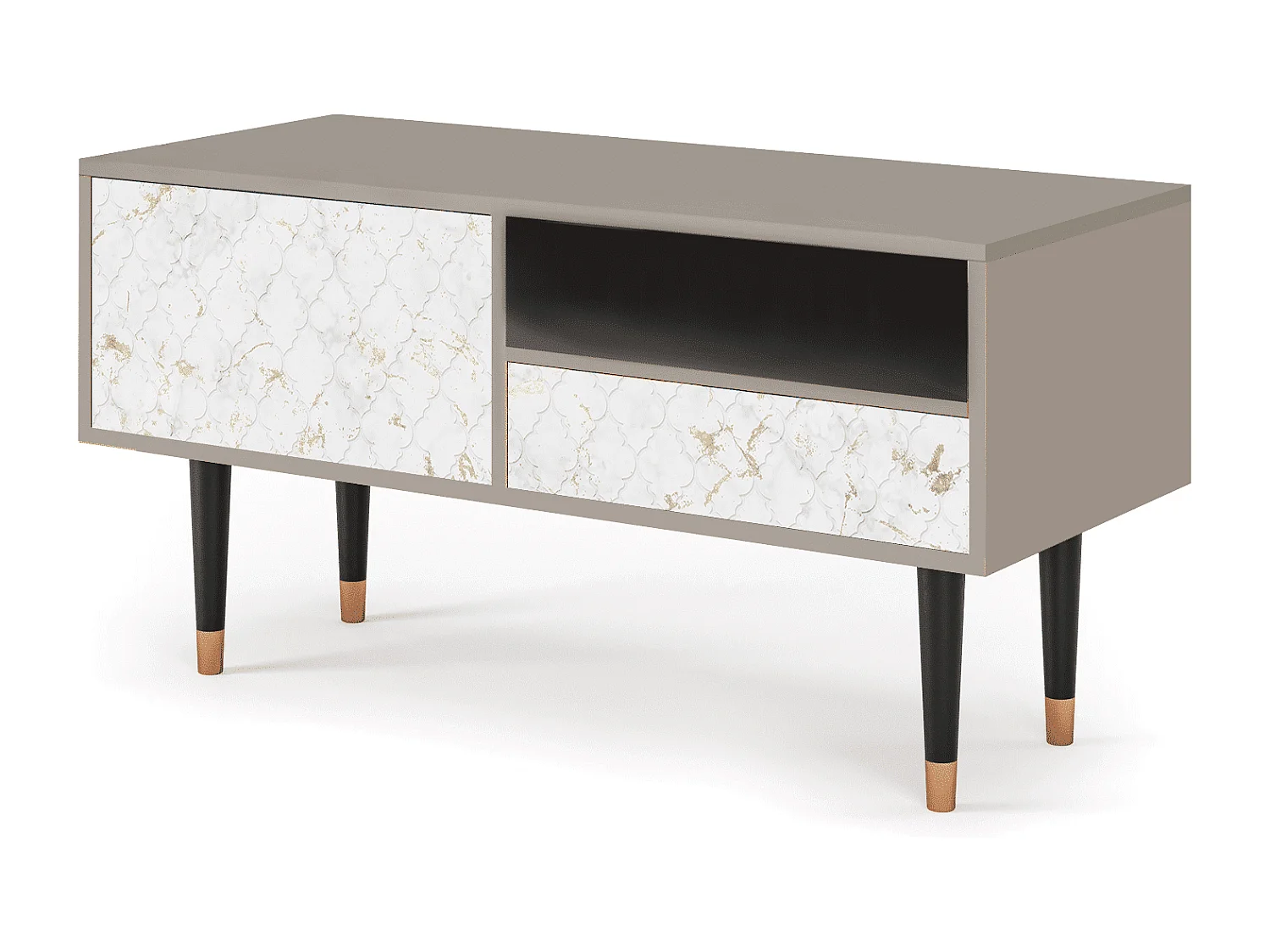 TV-Möbel - 115х59х48 cm - T3 - Sweet Cotton, Sand