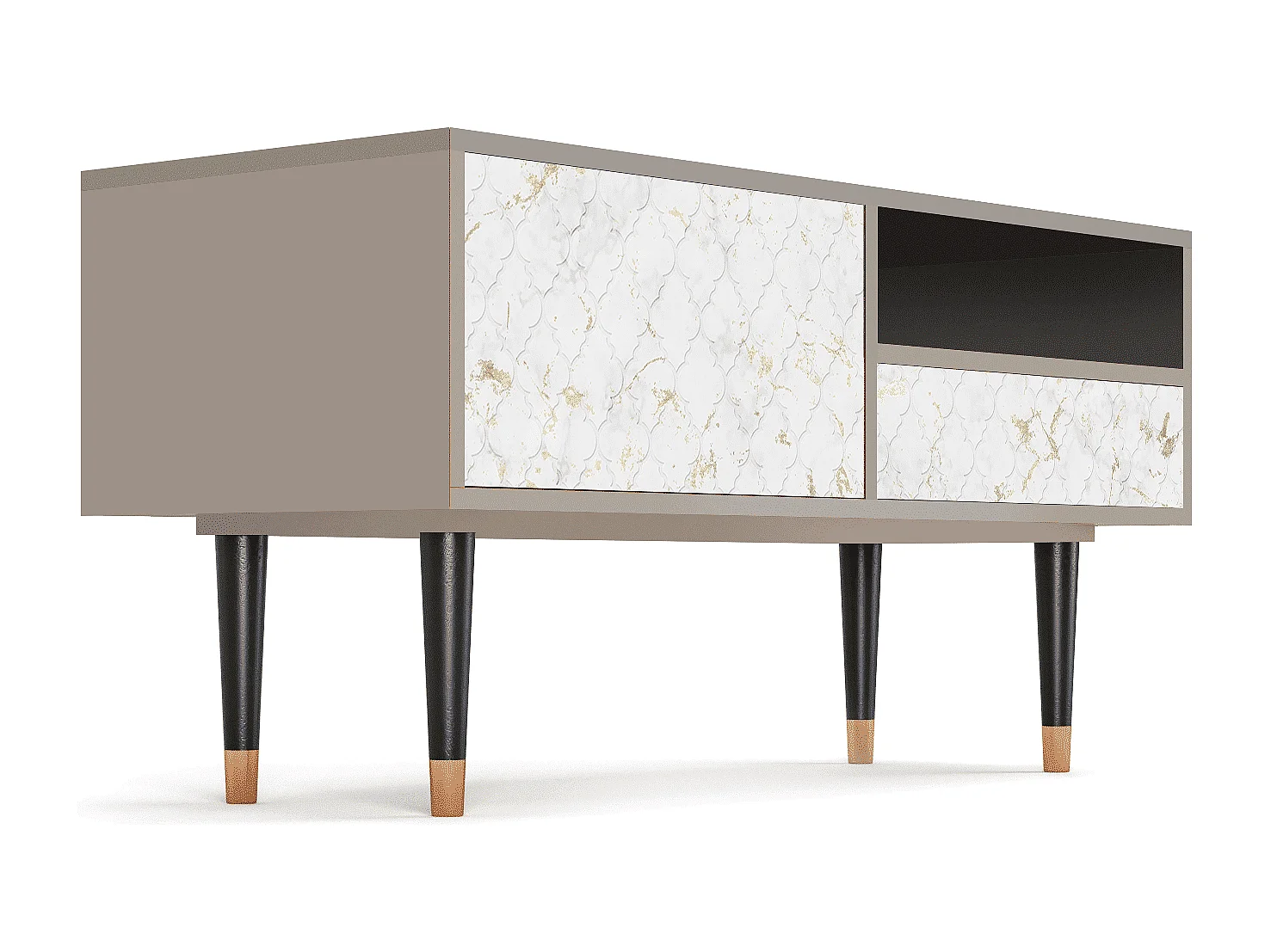 TV-Möbel - 115х59х48 cm - T3 - Sweet Cotton, Sand