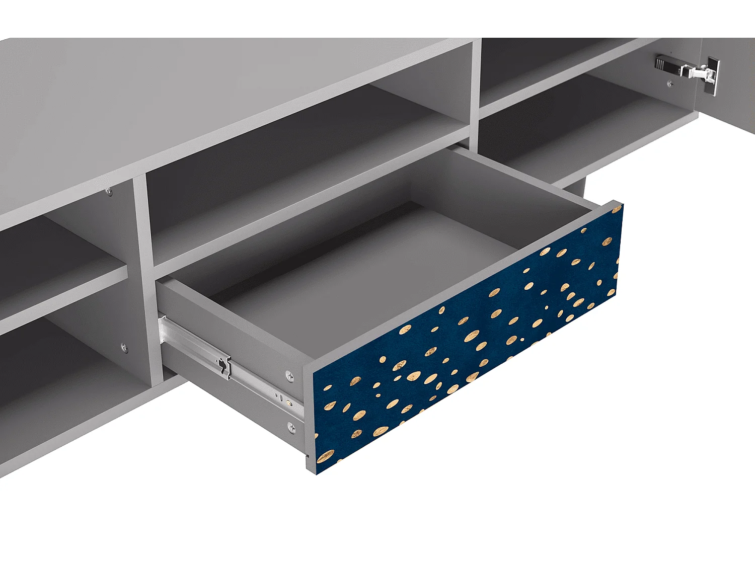 Mobile TV - 170х59х41 cm - T6 - Night Skies, Grigio