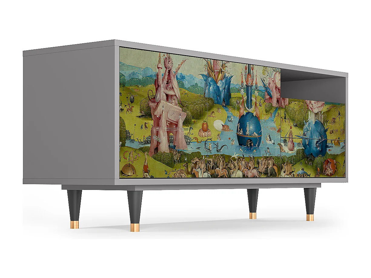 Meuble TV - 125х56х41 cm - T7 - The Garden 2 by Bosch, Gris