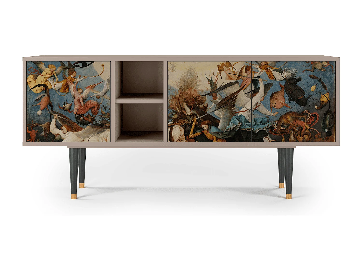 Meuble TV - 150х69х41 cm - T5 - The Fall, Sable