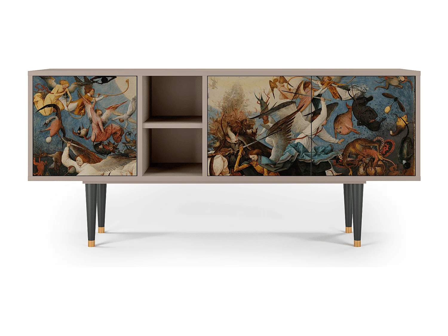 Meuble TV - 150х69х41 cm - T5 - The Fall, Sable