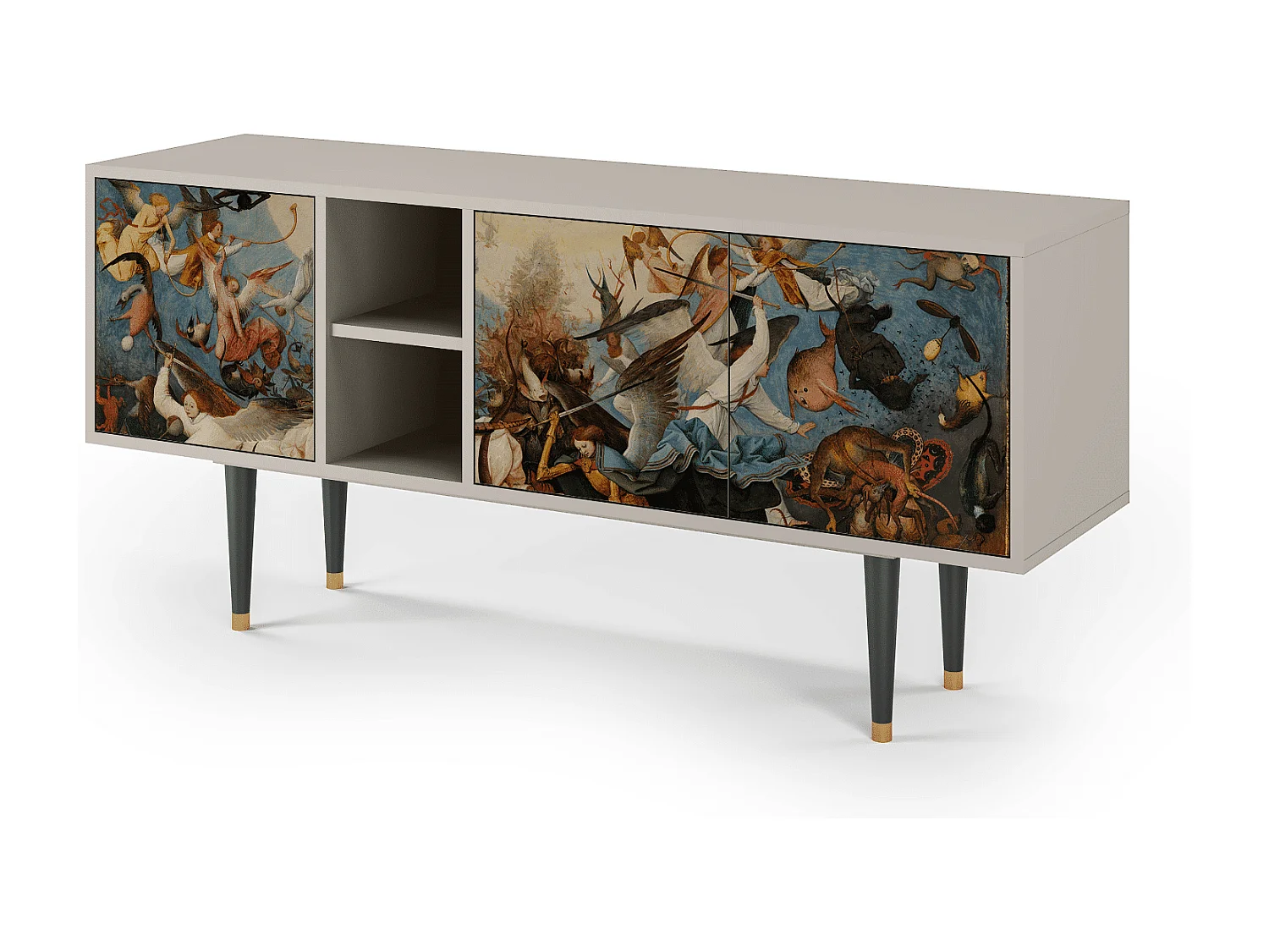 Meuble TV - 150х69х41 cm - T5 - The Fall, Sable