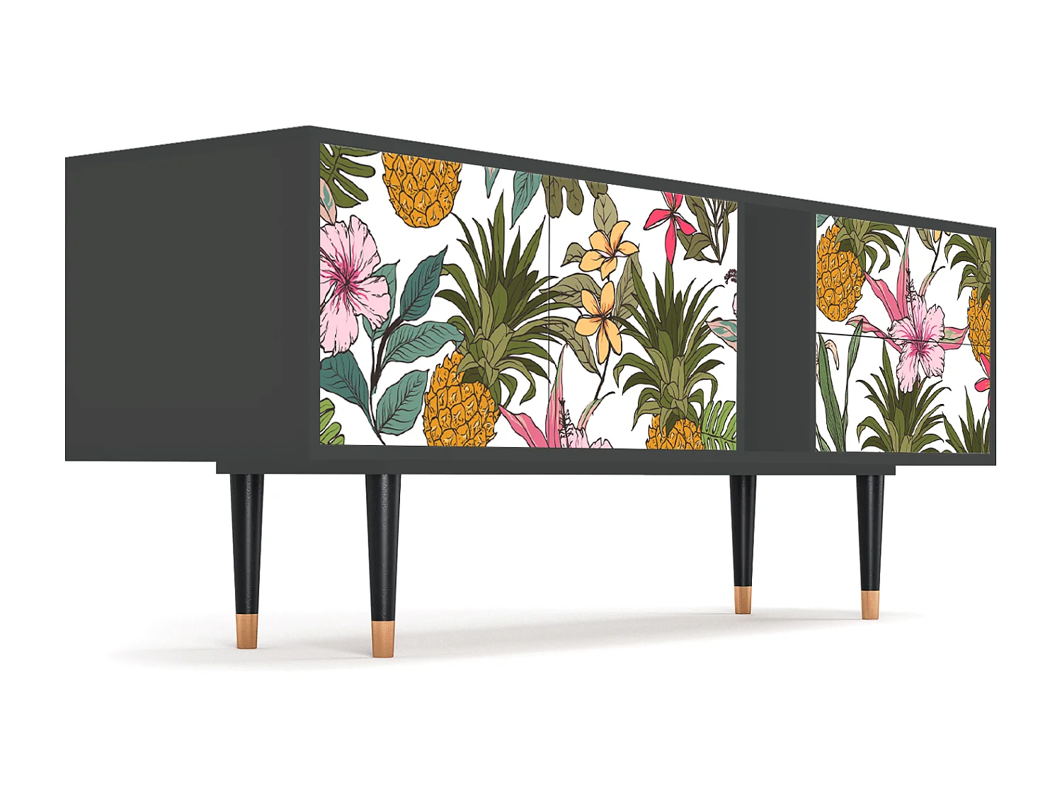 Meuble TV - 170х69х48 cm - T1 - Estival Fruit, Anthracite